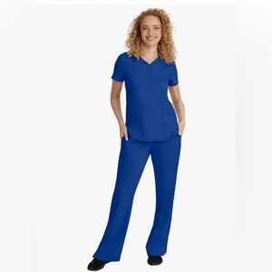 Healing Hands Galaxy Blue Scrub Set (XXS)